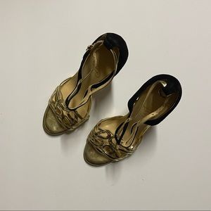 Black & Gold Heels